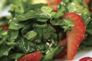 Spinach and N.C. Strawberry Salad Recipe from NC State Extension