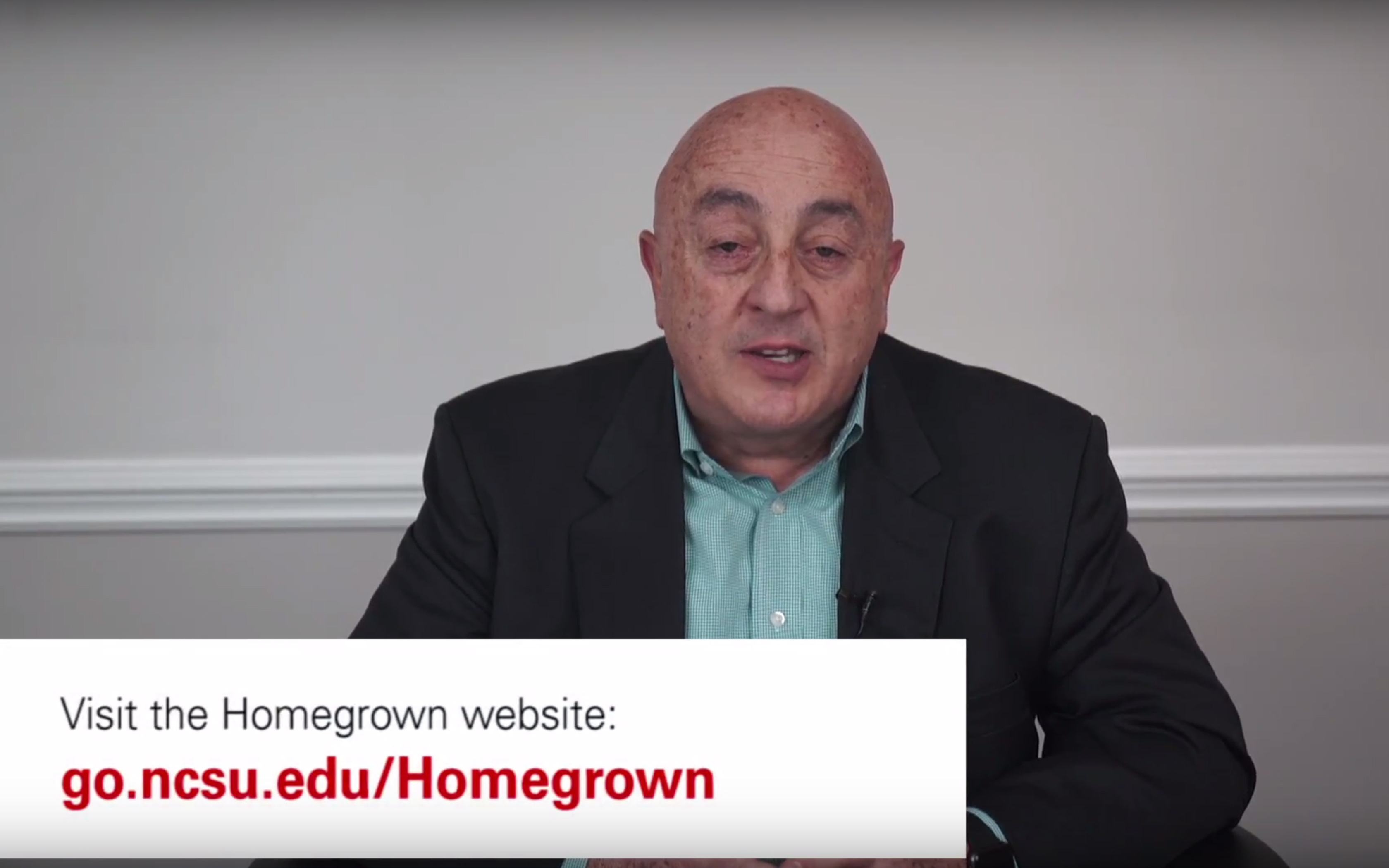 Homegrown Intro Video_NC State Extension Director Rich Bonanno